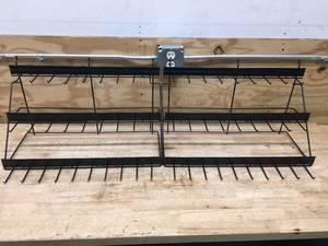 lot 82 image: Lot of 2 - Wire Display Racks