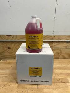 lot 78 image: Stanley Case of 4 Jugs of Vehicle Wash & Wax Pressure Washer Detergent (1 gal per jug)