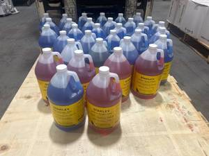lot 77 image: STANLEY Lot of 28 Bottles of Siding and Deck Wash  5 Bottles of Vehicle Wash & Wax (1 gal bottles)