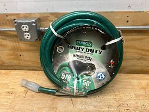 lot 85 image: FLEXON Premium 58 in. Dia x 50 ft. Water Hose