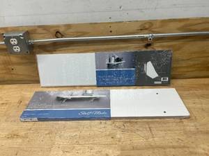 lot 89 image: SHELF MADE Lot of 2- 8 in. X 24 in. Shelf Kits