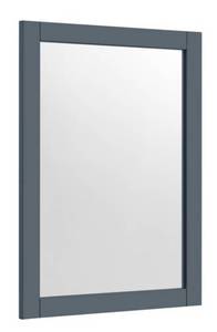 lot 109 image: ALLEN  ROTH Brookview 22-in x 30-in Framed Bathroom Vanity Mirror (Slate Blue)