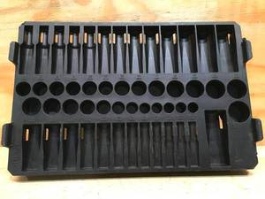 lot 131 image: 1 - Metric socket set holder and 1 - SAE socket holder