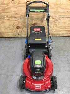 lot 15 image: Toro 60V Max 22 in. Lawn Mower Model # 21466 (Tool Only) (Retail $629)