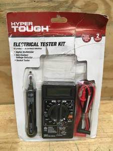 lot 136 image: Hyper Tough Electrical Tester Kit