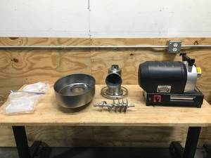 lot 146 image: Cabelas 1-34 hp commercial meat grinder Model # 21-05-0500 (Retail $799.99)