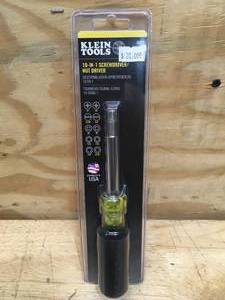 lot 157 image: Klein Tools 10-in-1 Screwdriver Model # 32477
