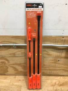 lot 159 image: Valley 4pc Pry Bar Set 8, 12, 18 and 24 Model # PB-4C (Retail $35.75) 07252412