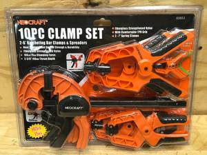 lot 166 image: Neocraft 10 piece clamp set Model # 60653 07252414
