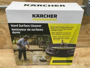 lot 189 image: Karcher 15-in 3200 PSI Rotating Surface Cleaner for Gas and Electric Pressure Washers (Retail $60.99)
