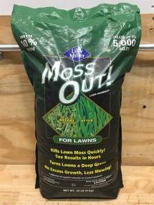 lot 184 image: 20 lbs bag of Lilly Miller Moss Out Lawn Granules