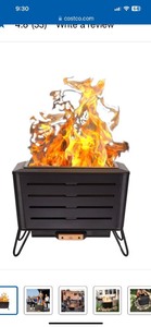 Tiki Fire Pit and Wood Pack Portable