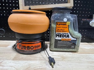 Lyman Turbo 1200 Tumbler, Media, and Filter Screen