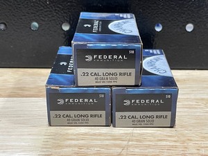 Federal .22 LR Ammo 150 Rounds