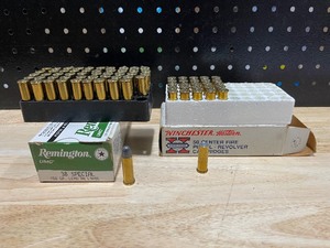 Remington and Winchester .38 Special Ammo 76 Rounds
