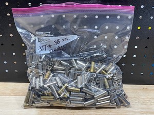 Bag of .357 and .38 Brass Casings