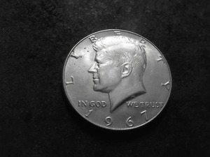 lot 28 image: 1967 Kennedy Silver Half Dollar
