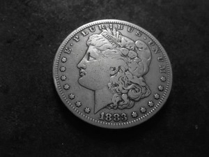 lot 33 image: 1883 S Morgan Silver Dollar