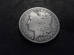 lot 38 image: 1901 S Morgan Silver Dollar