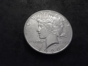 lot 50 image: 1926 S Peace Silver Dollar