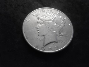 lot 52 image: 1927 S Peace Silver Dollar