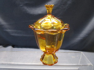 Amber Glass - Vintage