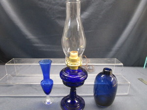 Cobalt Lamp, Vases