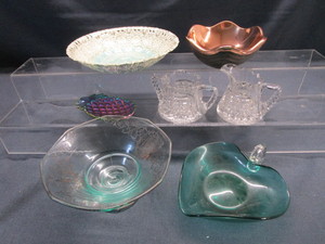 Green Shaded Dishes