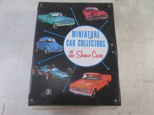 lot 238 image: (CSB) Miniature Car Collectors Show Case with Misc Cars