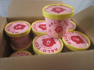 lot 262 image: (B-2) 12 Halo Top Strawberry Light Cake Mix Past Date
