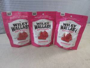 lot 271 image: (B-2) 3 Bags Wiley Wallaby Watermelon Past Date
