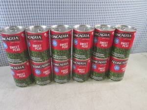 lot 289 image: (C-1) 12 Cans of Sweet Peas Best by Dec 2024