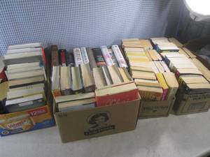 lot 24 image: (EC1) Large Assortment of Books - Mix of Hard and Soft Cover
