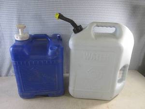 lot 72 image: (F-0) 2 Water Containers - 6 12 Gallon Blitz and 6 Gallon Reliance Aqua-Tainer