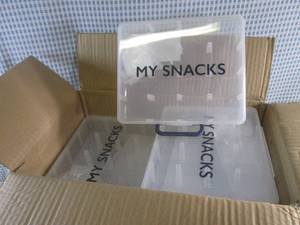 lot 82 image: (D-3) Case of 12 My Snacks Snack Containers