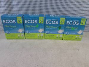 lot 87 image: (BSB) 4 Boxes of Ecos Laundry Detergent Sheets