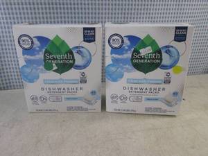 lot 88 image: (BSB) 2 Boxes Seventh Generation Dishwasher Detergent Packs 45 per Box