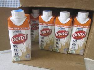 lot 146 image: (C-1) 13 Bottles Boost Very Vanilla Nutritional Drink Best by Jan 2025