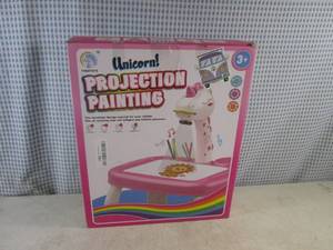 lot 170 image: (D-3) Unicorn Projection Painting...