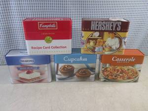 lot 198 image: (BSB) Assorted Recipe Card Collections in Tin Boxes