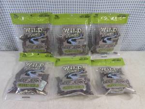 lot 208 image: (B-1) 6 Bags Wild River Green Chile Beef Jerky 3.5oz Bags Past Date