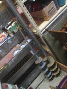 lot 223 image: (CS) Homemade Post Hole Digging Set Up for Using A Drill