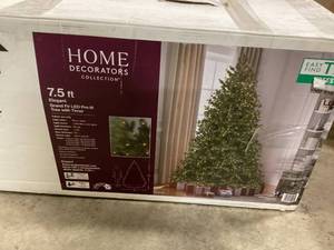 lot 13 image: National Tree Company 7.5 ft. Frasier Grande Artificial Christmas Tree with Clear Lights Customer Returns See Pictures
