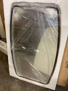lot 18 image: Kate and Laurel Caskill 32 in. x 20 in. Classic Rectangle Framed Bronze Wall Accent Mirror  Customer Returns See Pictures