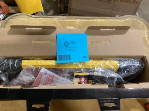 lot 56 image: Stanley 1000 Lumens Portable Work Bench Shop Light with AC and 2.1 Amp USB Power Strip Charging Ports  Customer Returns See Pictures