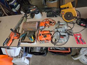 lot 441 image: Circular Saw, Jig Saws, Drill, Electric Trimmer and More