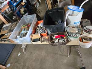lot 446 image: Huge Lot of Fasteners, Nails and Related Items