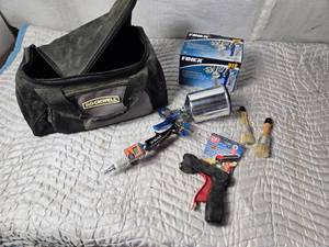 lot 380 image: Finex Paint Spray Gun with Digital Pressure Gauge