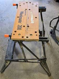 lot 346 image: Black and Decker Workmate 200 folding Work Table