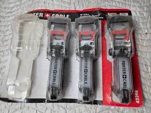 lot 332 image: Lot of 3 Porter Cable Ratchet Straps